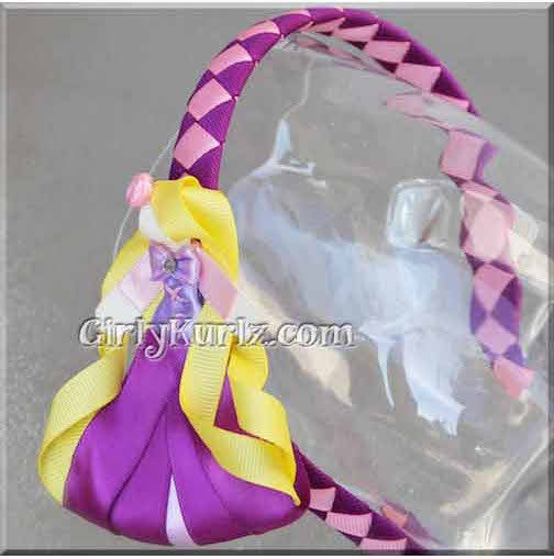 Tower-inspired ribbon clip and coordinating headband DIY