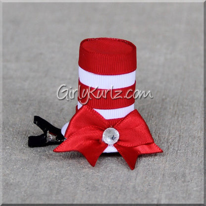 Red Top Hat Hair Clip Tutorial