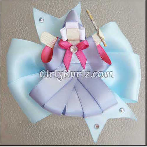 Pastel ribbon clip and bow combo – no-sew fairy hair accessory DIY tutorial