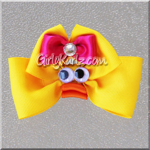 ducky hair bow