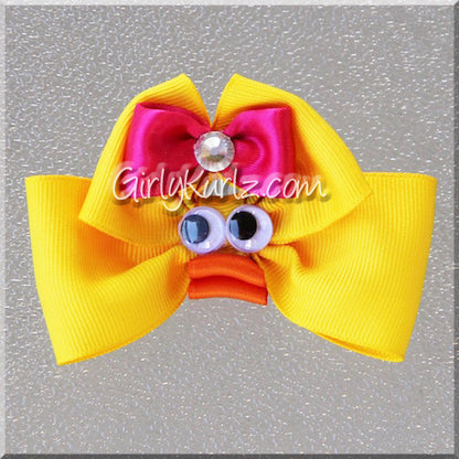 ducky hair bow
