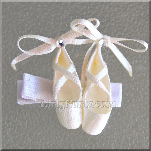 ballet slipper hair clip