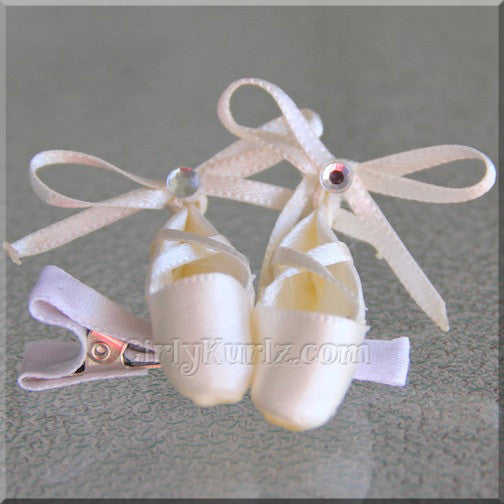 ballet slipper hair clip