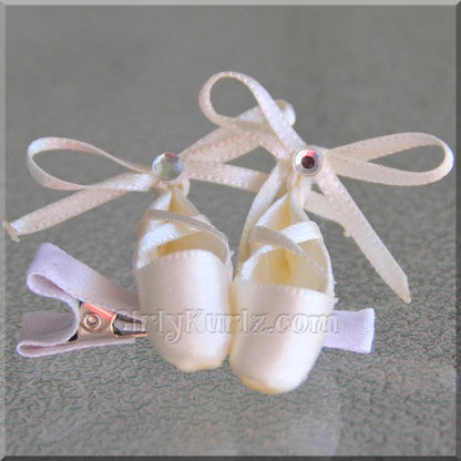 ballet slipper hair clip