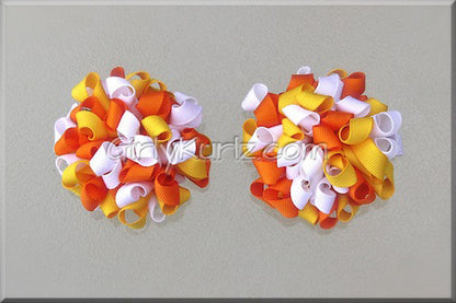 easter hair bow, halloween hair bow