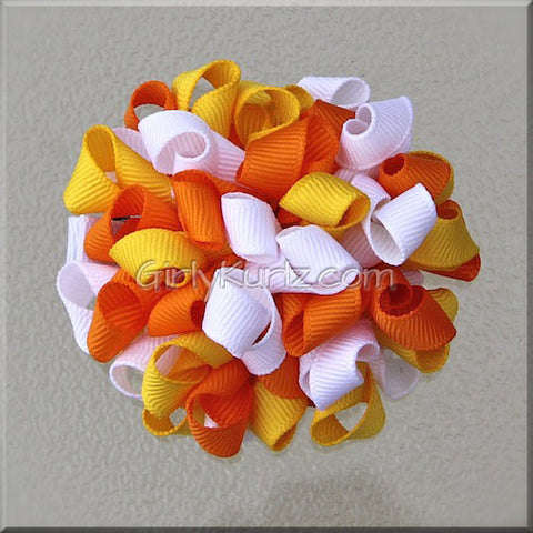 easter hair bow, halloween hair bow