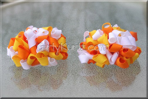 easter hair bow, halloween hair bow