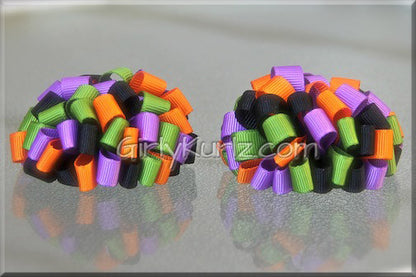halloween loopy hair bow