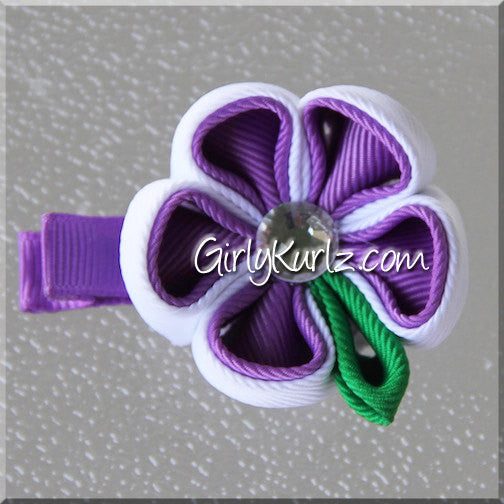 kanzashi flower hair clip