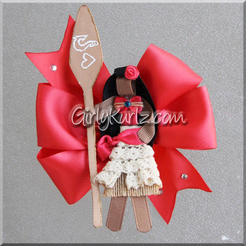 moana hair bow
