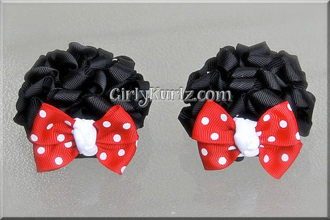 minnie mouse ear hair bows