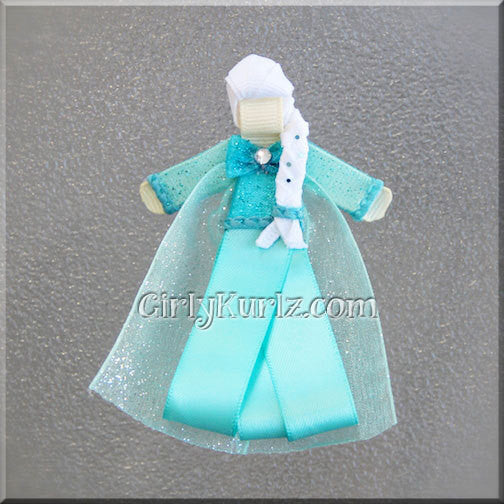 elsa hair bow