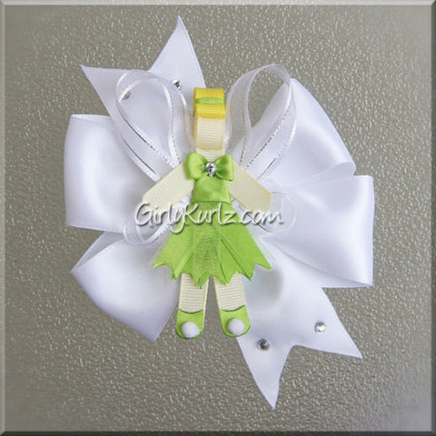 tinkerbell hair bow