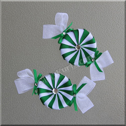 peppermint candy hair clips 