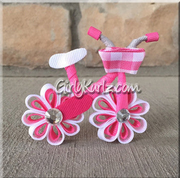 bicycle hair bow